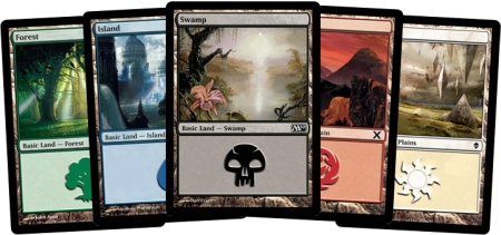 200 Basic Land Lot - Magic the Gathering Instant Collection 40 of each! FREE SHIPPING
